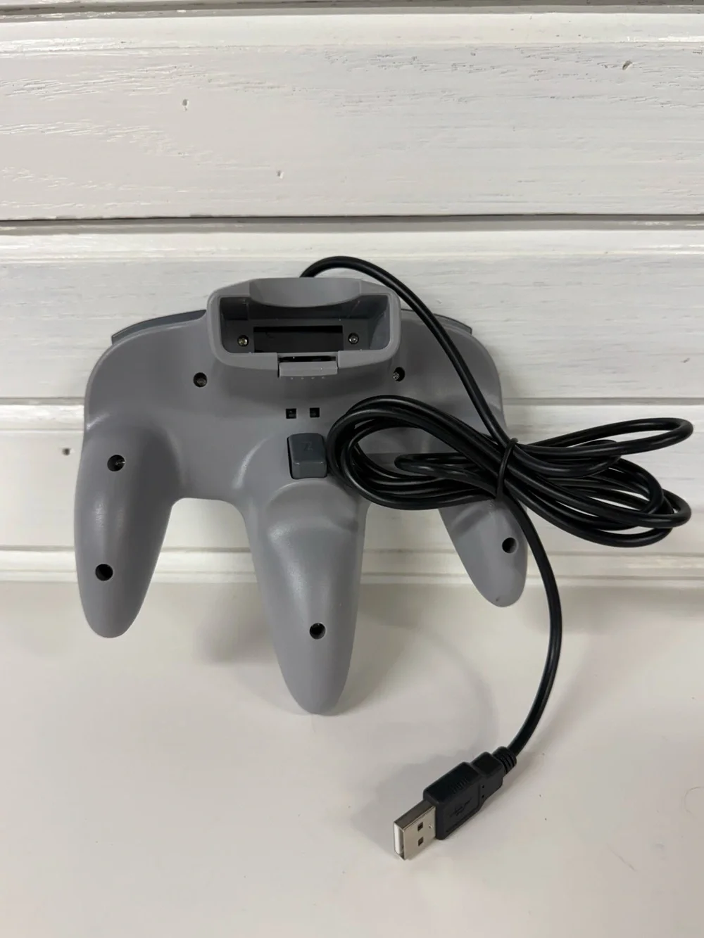 Classic Retro Power USB N64-Style Controller Gray